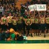 BHSU students show off their team spirit at a basketball game.