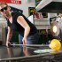 Studio owner, Toni Gerlach adds color to glass in preparation of making a seashell at the Pump House April 15 in Deadwood, S.D.