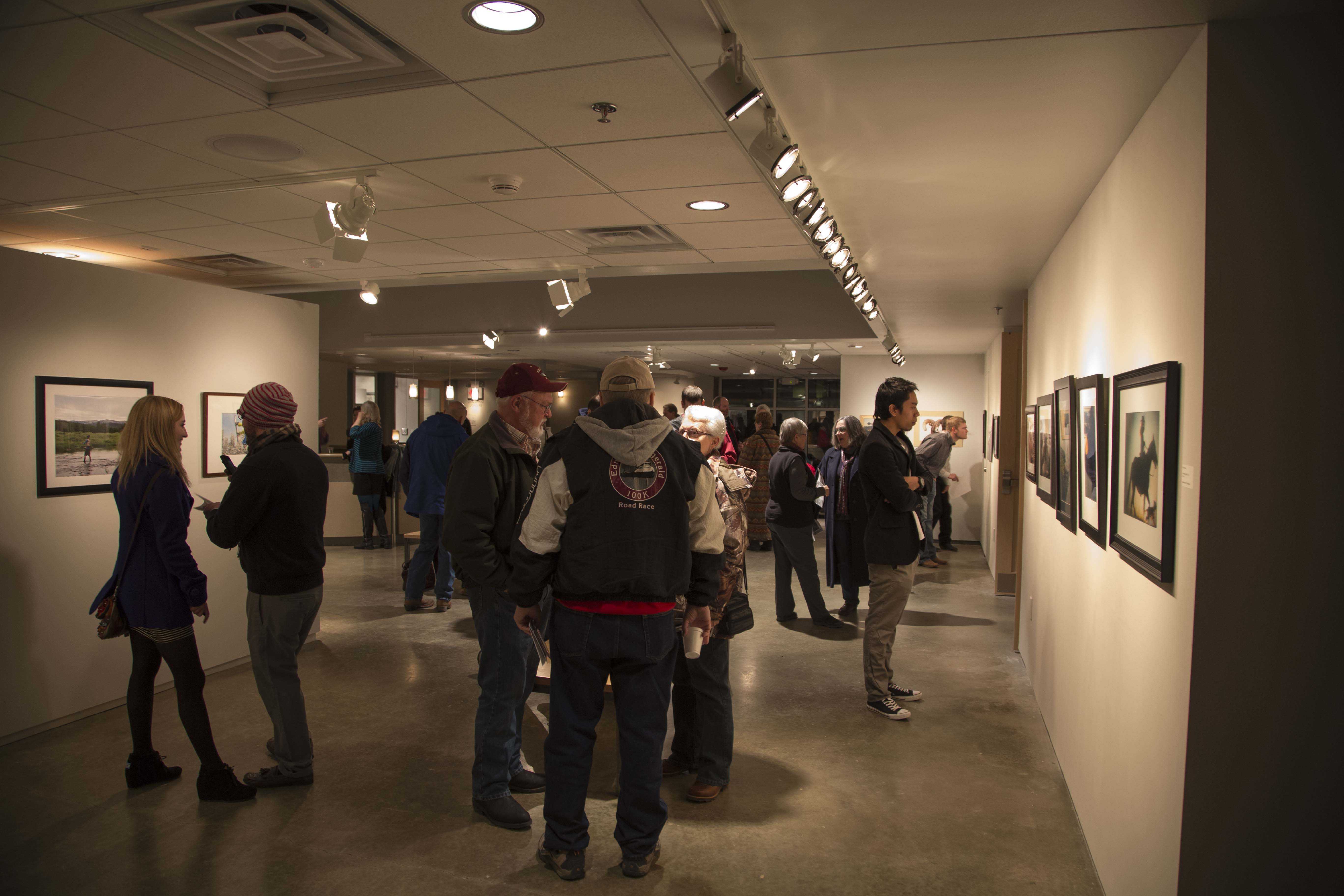 Professors and students enter photography show