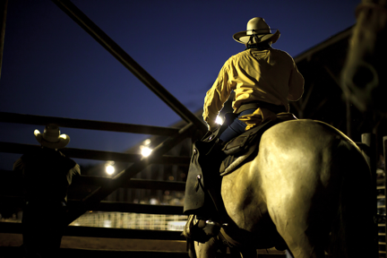 Rodeo Cowboy by Jerry Rawlings was one of the art works chosen for exhibition by the South Dakota Governors Art Exhibition. 