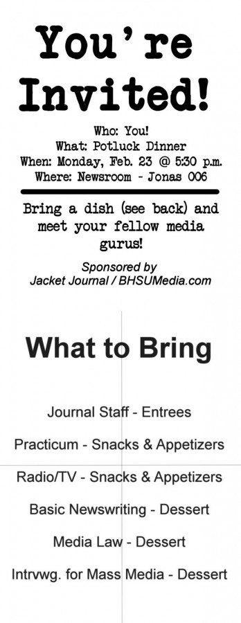 Jacket Journal to Host Multimedia Potluck