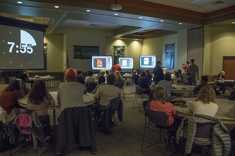 BHSU students, staff and alumni came together for the Design Jam Oct. 22 in the Jacket Legacy Room. 