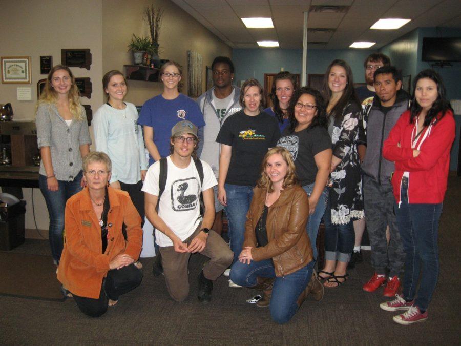 Black Hills State University's Mass Communication Students Take Field Trip to Seaton Publishing in Spearfish