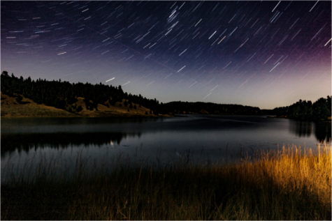 Night Photograph of Deerfield Lake