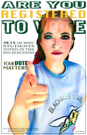 BHSU Student Senate Hosts National Voter Registration Week During Swarm Days 2018