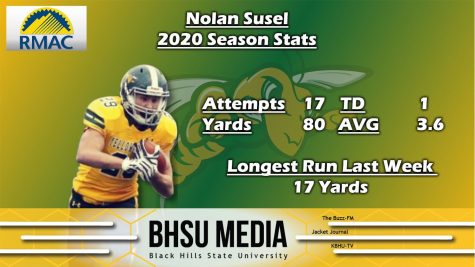 BHSU 2020 Season Stats featuring Nolan Susel