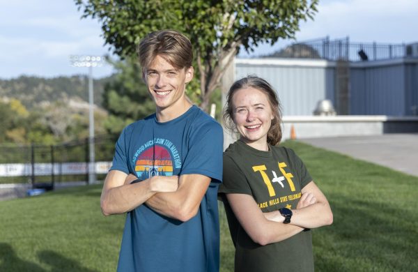 Twins Timothy and Syliva Brown, BHSU senior cross country runners
